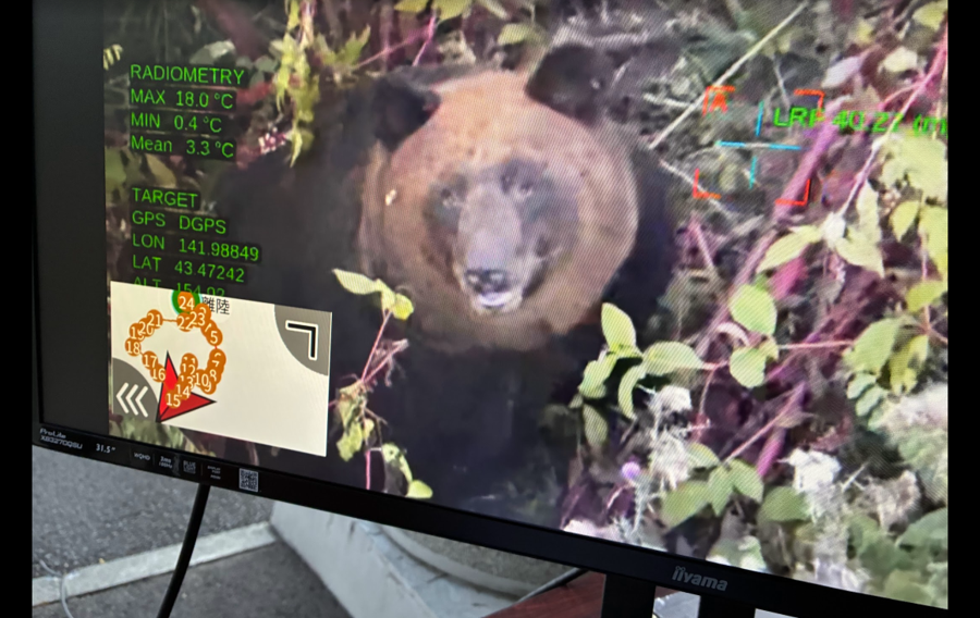 可視光カメラによる確認映像