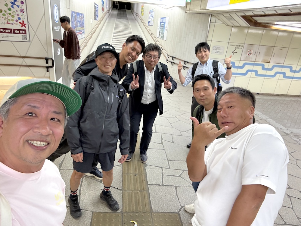 帰り道に駅の通路で